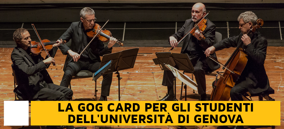 La GOG Card per gli studenti dell'Università di Genova